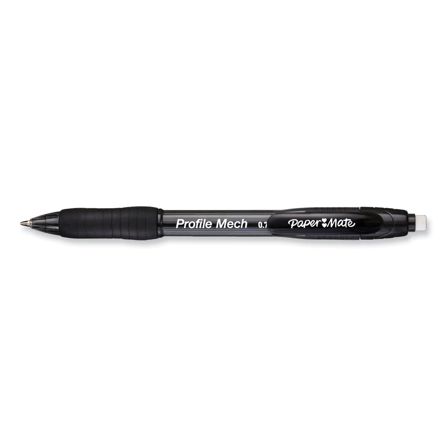 Paper Mate Profile Mechanical Pencils, 0.7 mm, HB (#2), Black Lead, Black Barrel, 36/Pack