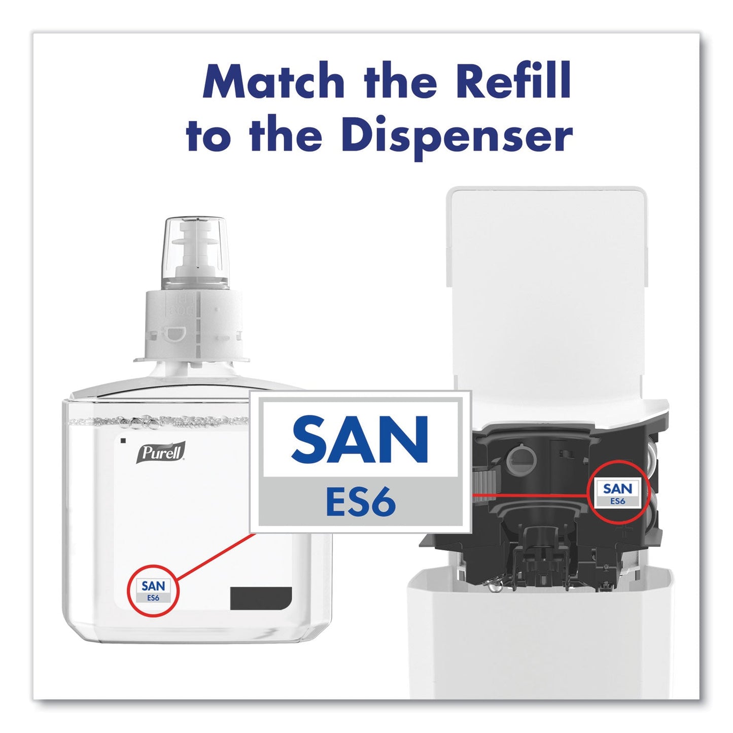 PURELL ES6 Touch Free Hand Sanitizer Dispenser, 1,200 mL, 5.25 x 8.56 x 12.13, White