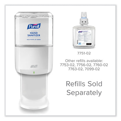 PURELL ES8 Touch Free Hand Sanitizer Dispenser, 1,200 mL, 5.25 x 8.56 x 12.13, White