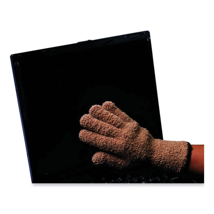 Master Caster CleanGreen Microfiber Dusting Gloves, 5" x 10, Pair