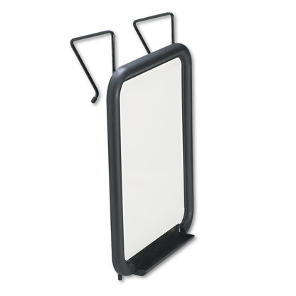 Safco Panelmate Dry Erase Marker Board, 13.5 x 1.5 x 16.63, 11 x 14 Surface, Over-the-Panel Mount, Charcoal Gray
