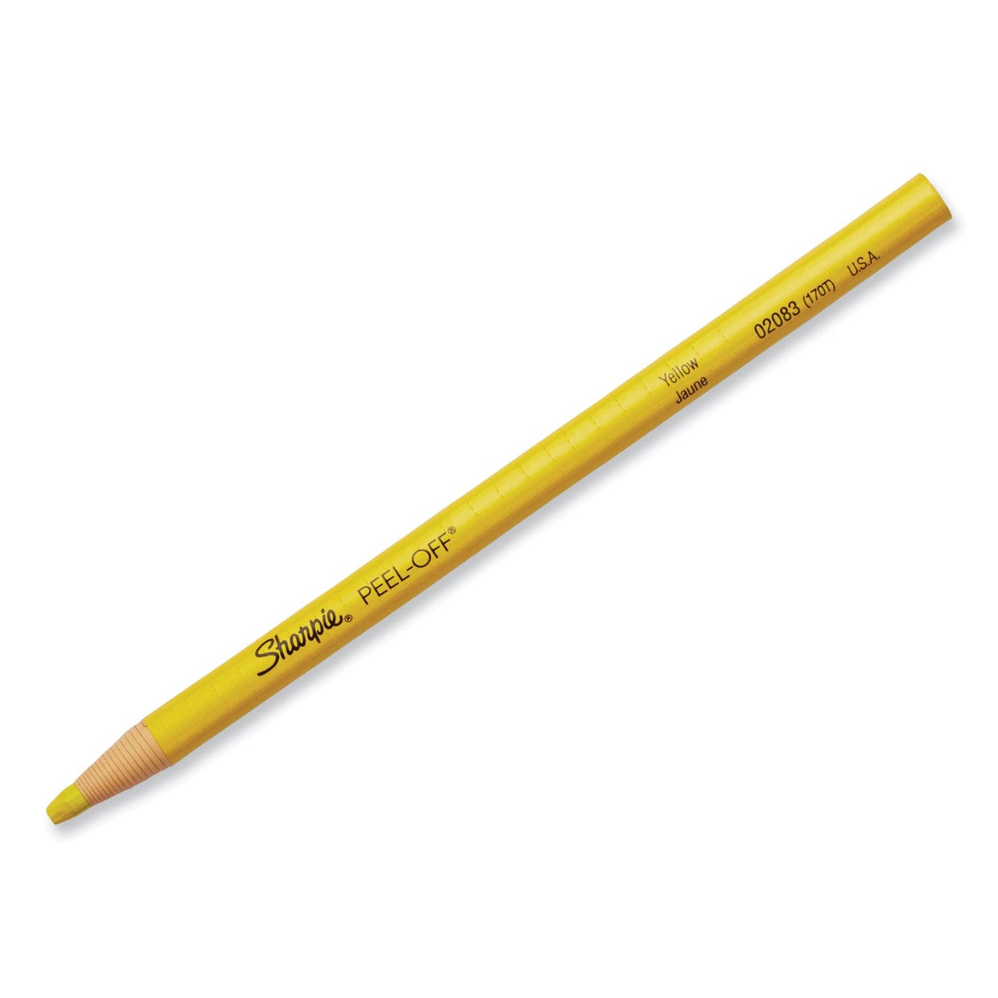 Sharpie Peel-Off China Markers, Yellow, Dozen