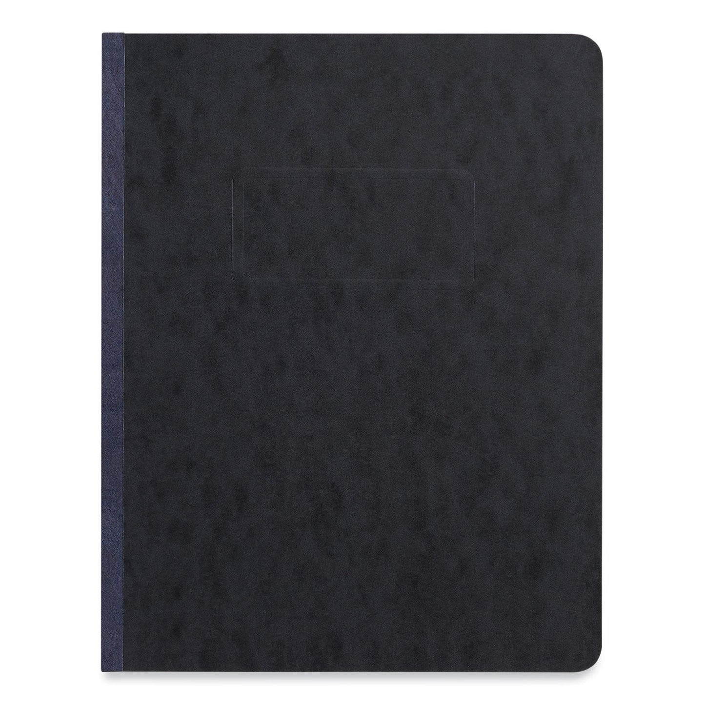 Universal Pressboard Report Cover, Two-Piece Prong Fastener, 3" Capacity, 8.5 x 11, Black/Black