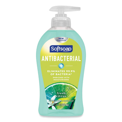 Softsoap Antibacterial Hand Soap, Fresh Citrus, 11.25 oz Pump Bottle