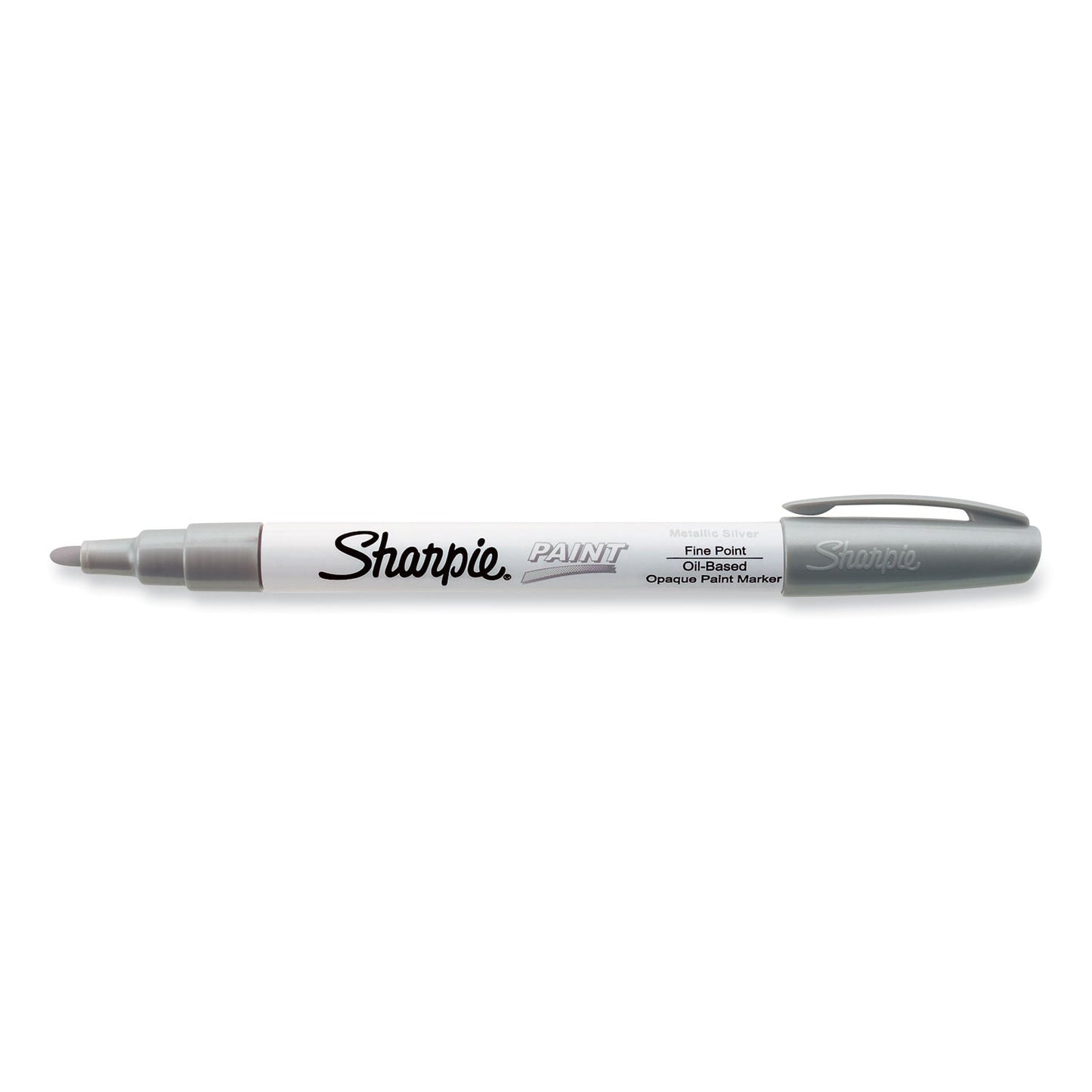 Sharpie Permanent Paint Marker, Fine Bullet Tip, Silver