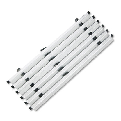 Safco Sheet File Hanging Clamps, 100 Sheets Per Clamp, 30" Length, 6/Carton