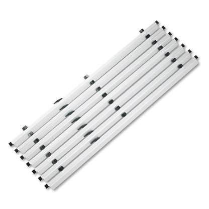 Safco Sheet File Hanging Clamps, 100 Sheets Per Clamp, 42" Length, 6/Carton