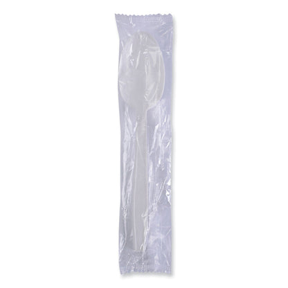 Boardwalk Heavyweight Wrapped Polypropylene Cutlery, Teaspoon, White, 1,000/Carton