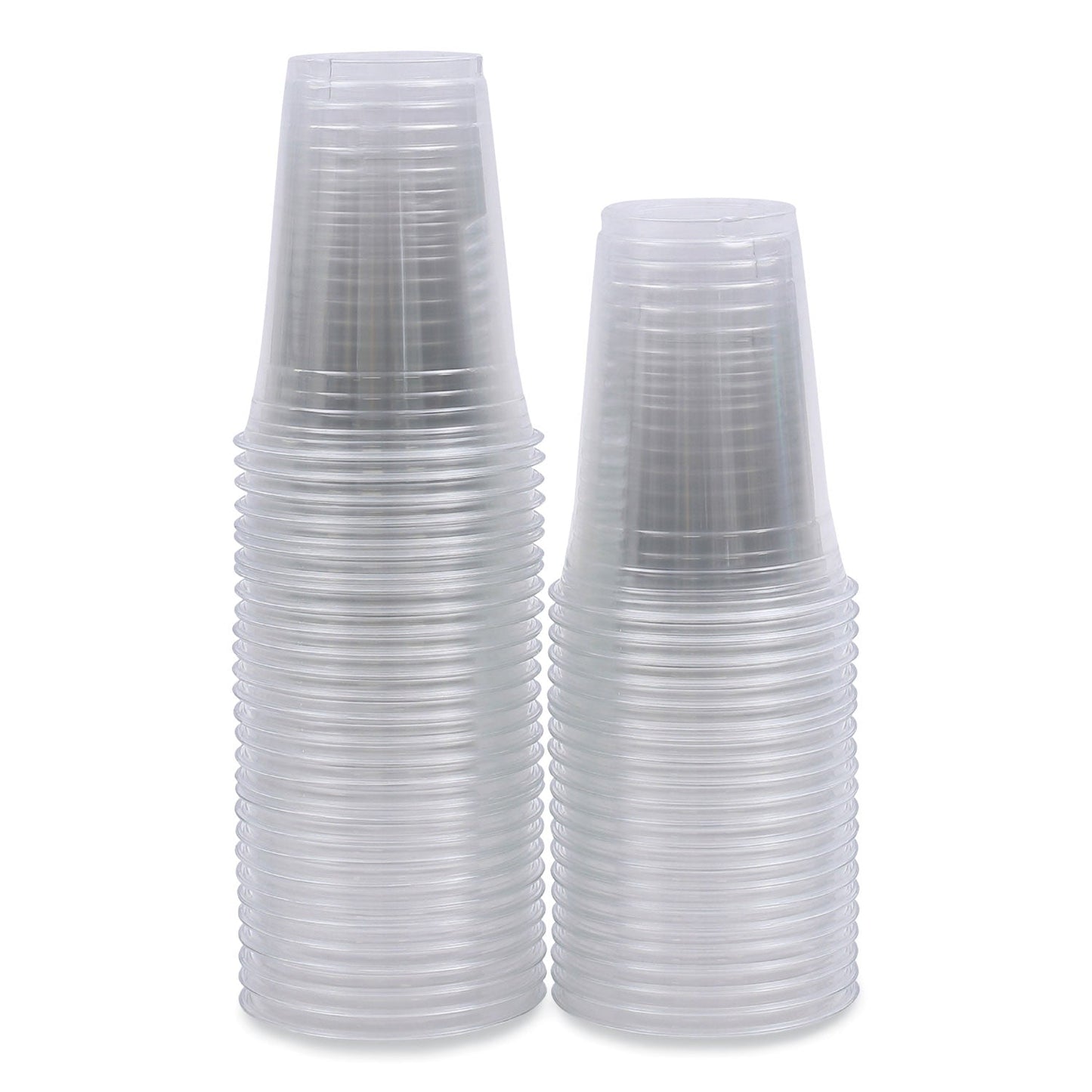 Boardwalk Clear Plastic Cold Cups, 16 oz, PET, 50 Cups/Sleeve, 20 Sleeves/Carton