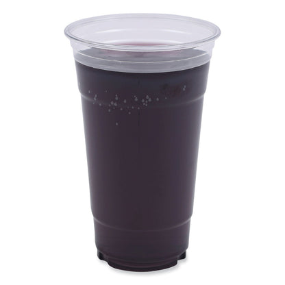 Boardwalk Clear Plastic Cold Cups, 24 oz, PET, 50 Cups/Sleeve, 12 Sleeves/Carton