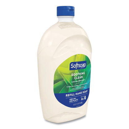 Softsoap Moisturizing Hand Soap Refill with Aloe, Fresh, 50 oz, 6/Carton