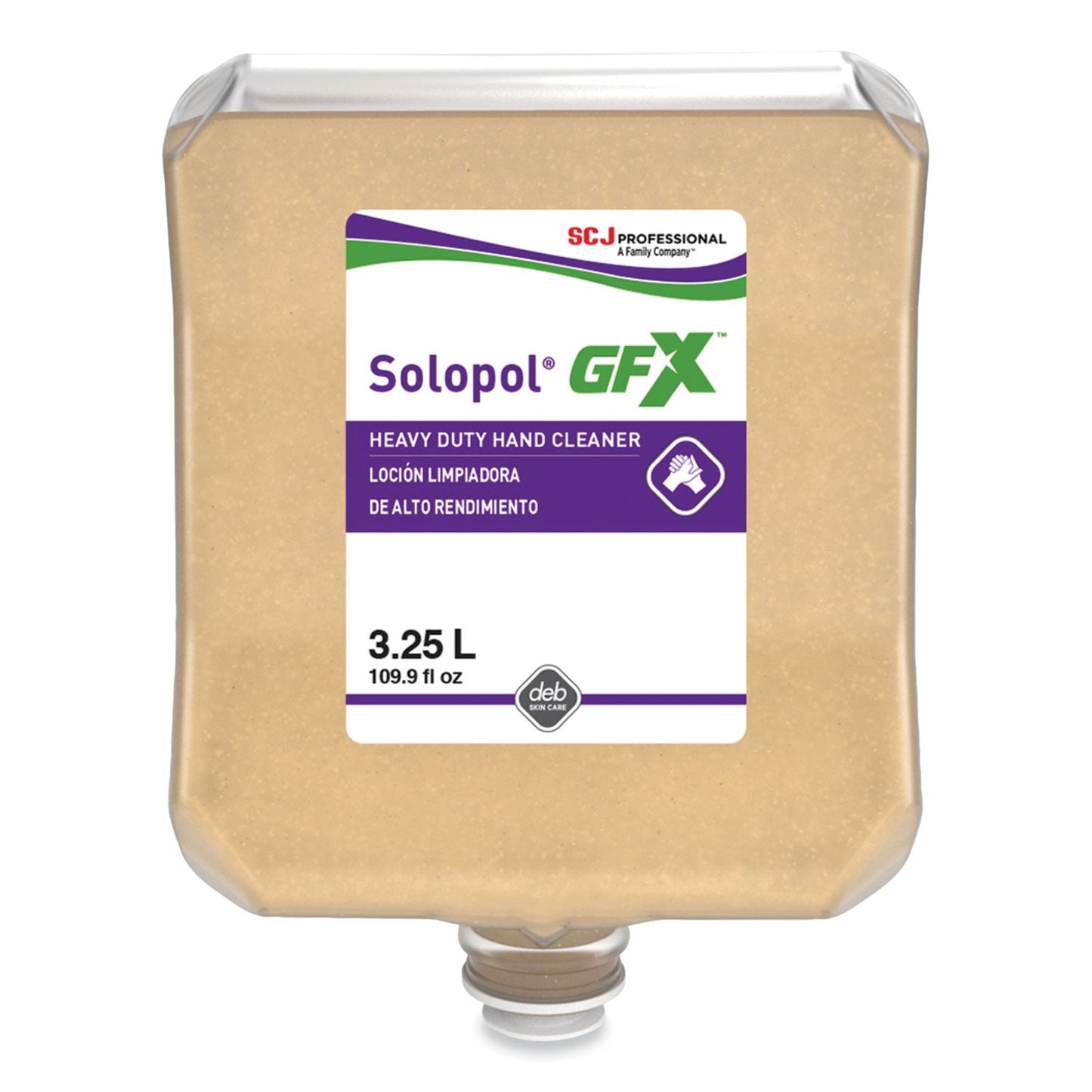 SC Johnson Professional Solopol GFX Heavy Duty Hand Cleaner, Citrus Scent, 3.25 L Refill, 2/Carton