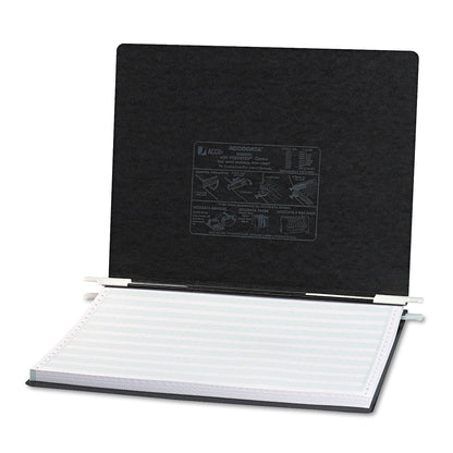 ACCO PRESSTEX Covers with Storage Hooks, 2 Posts, 6" Capacity, 14.88 x 11, Black