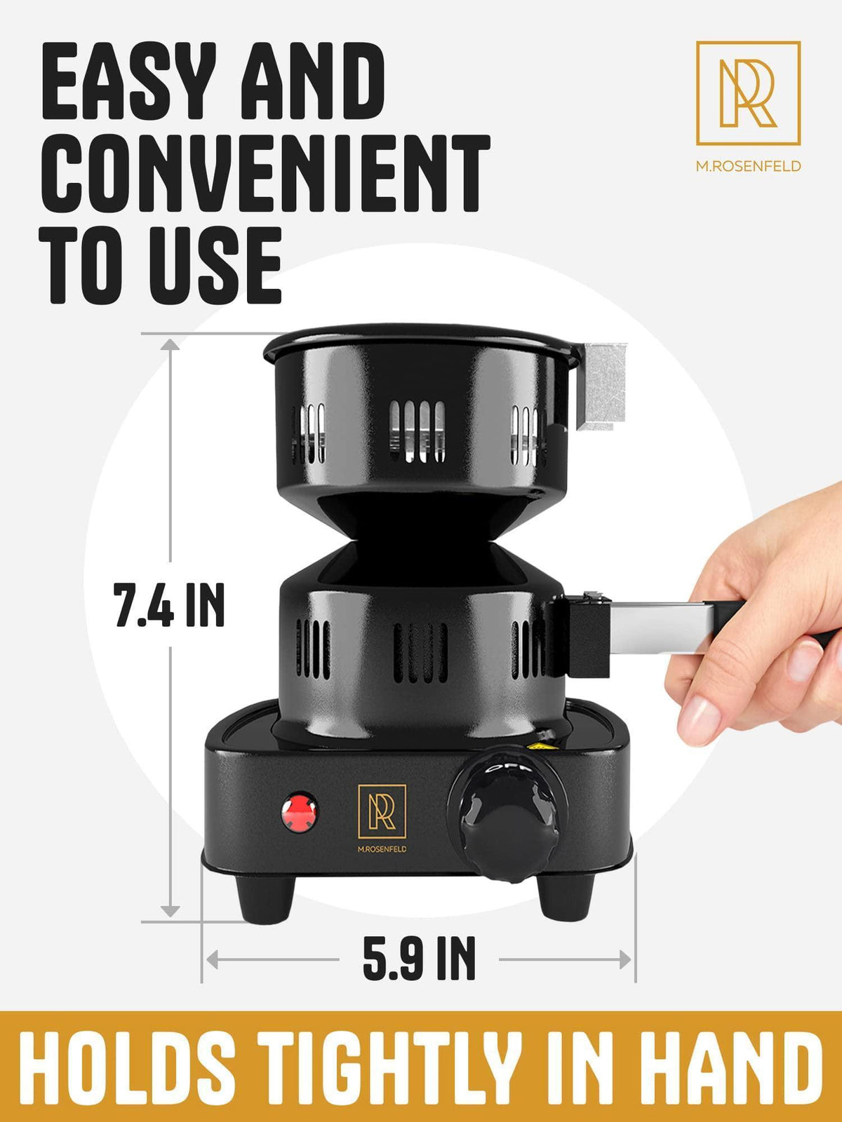 Multipurpose Electric Charcoal Starter   Electric Charcoal Burner ETL Approved Electric Stove   Coconut Charcoal Lighters with Tongs   450W Hot Plate Electric with 304 Stainless Steel Coiled Burner