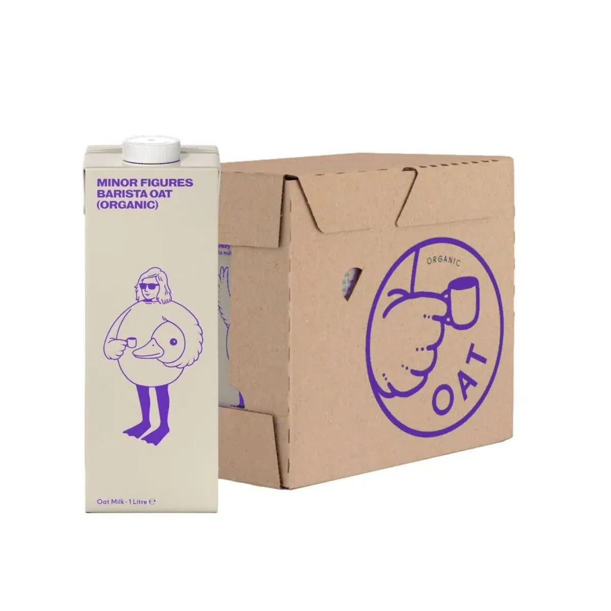 Minor Figures Organic Barista Oat Milk - 4 cases of 6, 32oz cartons (24 total)