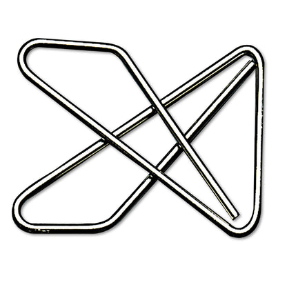 ACCO Ideal Clamps, #2, Smooth, Silver, 50/Box