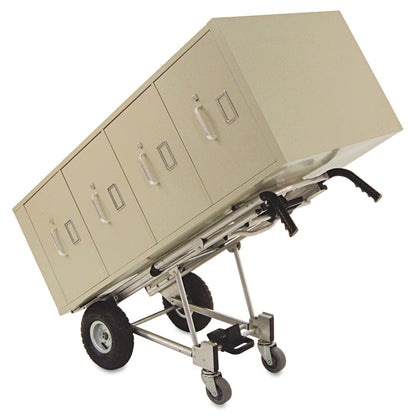 Cosco 3-in-1 Convertible Hand Truck, 800 lb to 1,000 lb Capacity, 21.06 x 21.85 x 48.03, Aluminum