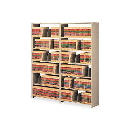 Tennsco Snap-Together Steel Seven-Shelf Closed Starter Set, 36w x 12d x 88h, Sand