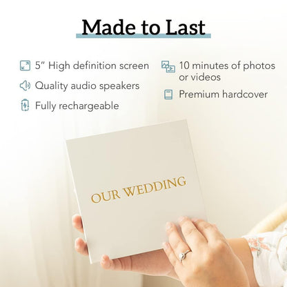 Heirloom Birthday Video Book   Create Your Own Digital Greeting Card Gift with Your Memories   Anniversary Christmas Wedding   Plays 10 Minutes of Video and Photos