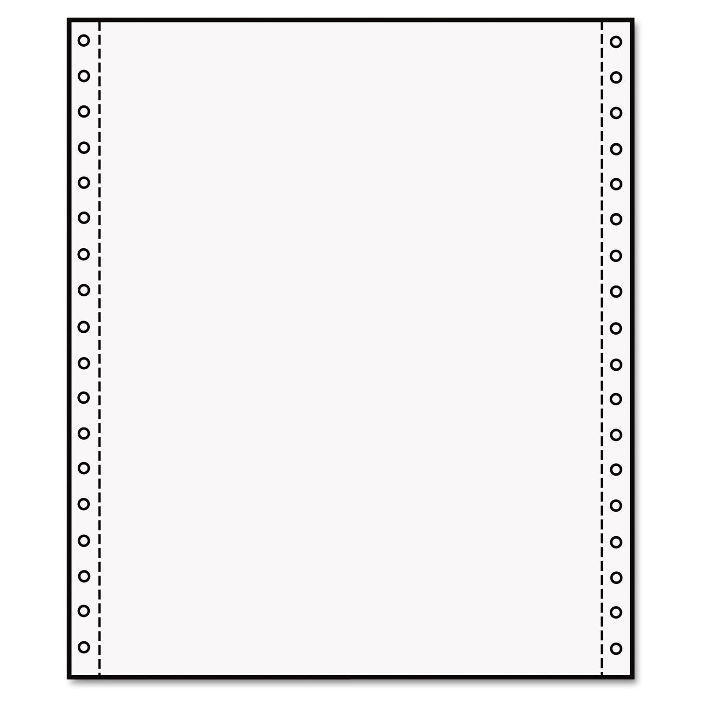 Universal Printout Paper, 2-Part, 15 lb Bond Weight, 9.5 x 11, White/Canary, 1,800/Carton