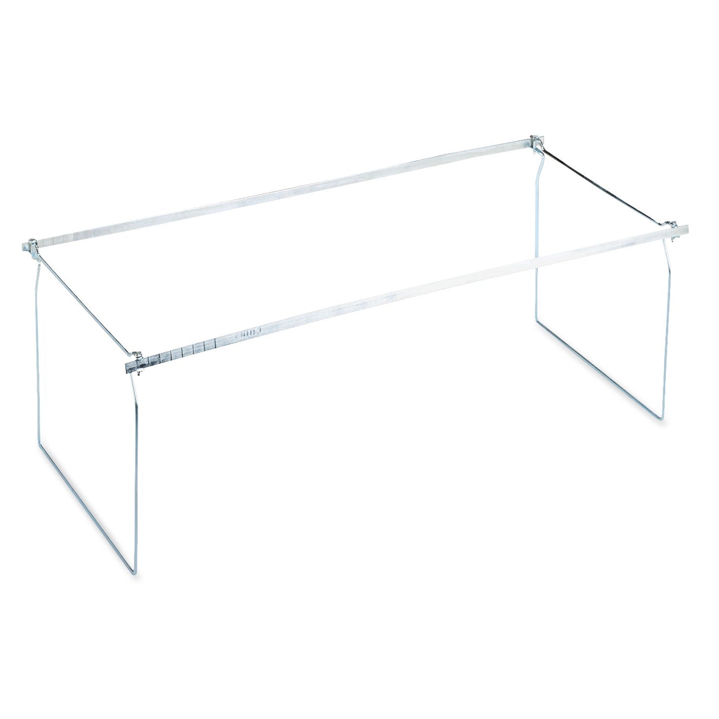 Universal Screw-Together Hanging Folder Frame, Letter Size, 23" to 26.77" Long, Silver