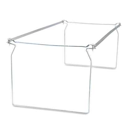 Universal Screw-Together Hanging Folder Frame, Letter Size, 23" to 26.77" Long, Silver