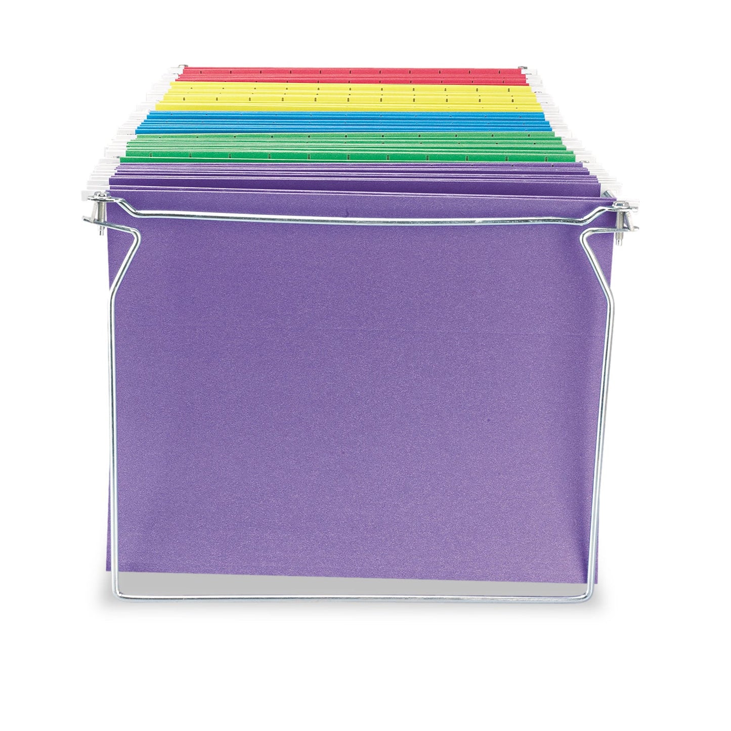 Universal Screw-Together Hanging Folder Frame, Letter Size, 23" to 26.77" Long, Silver