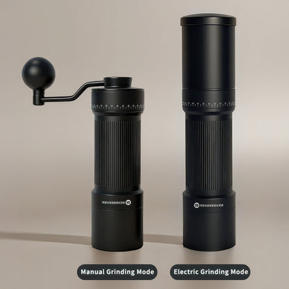 Starseeker 2 in 1 Black Burr Coffee Grinder