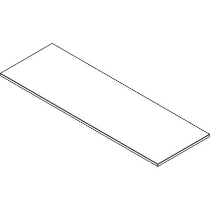 Alera Reversible Laminate Table Top, Rectangular, 71.5w x 23.63d, White/Gray