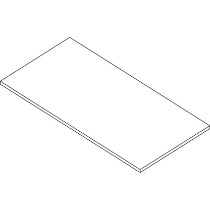 Alera Reversible Laminate Table Top, Rectangular, 71.5w x 29.5d, White/Gray