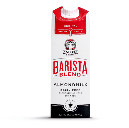 Califia Farms Barista Blend Almond Milk - 2 cases of 12, 32oz cartons (24 cartons)