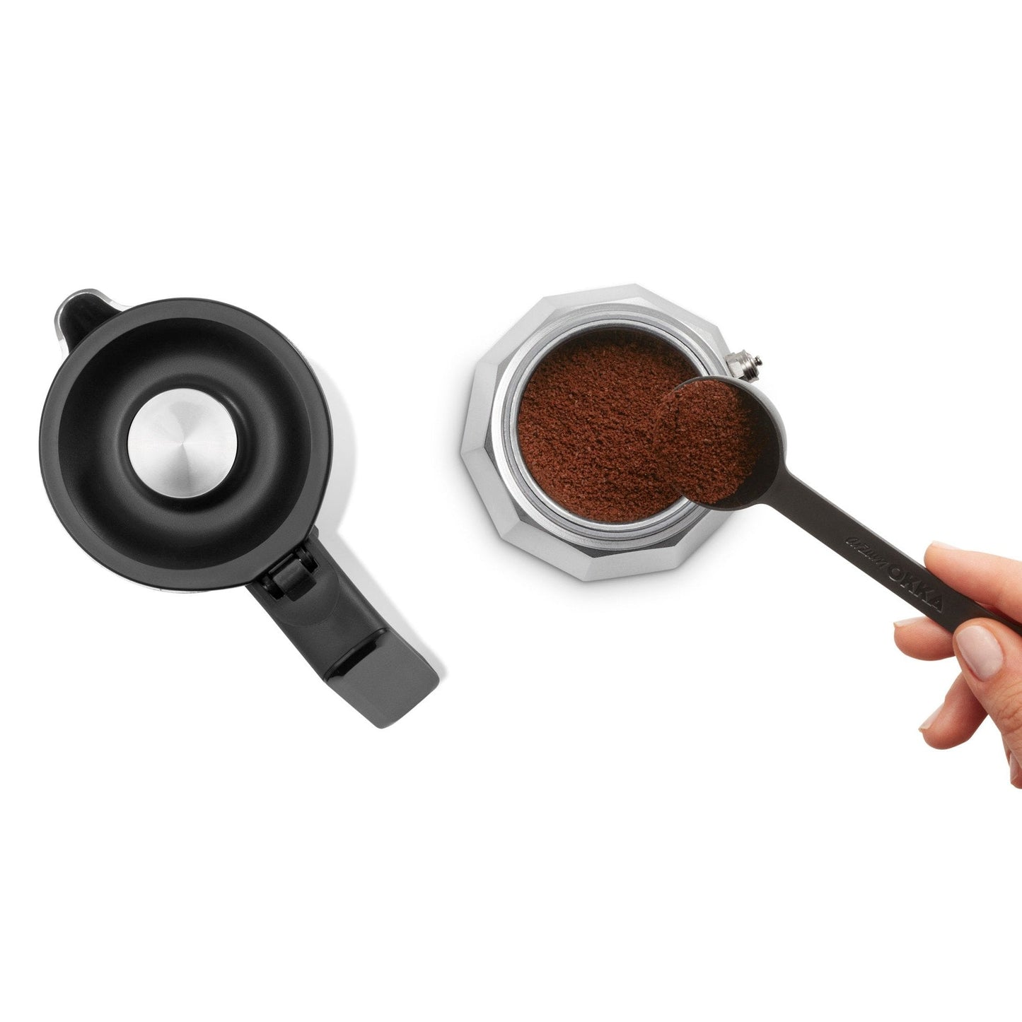 Arzum Okka Rich Moka Pot Turkish Coffee and Moka Maker, Velvetiser, Milk Frother, 120V, 5 Cups, Stainless Steel Cooking Pot, Chrome