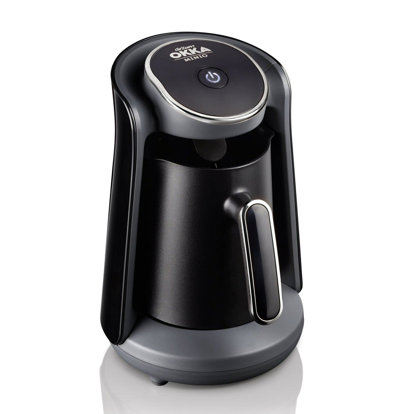 Arzum Okka Minio Automatic Turkish Coffee Maker, Black/Silver