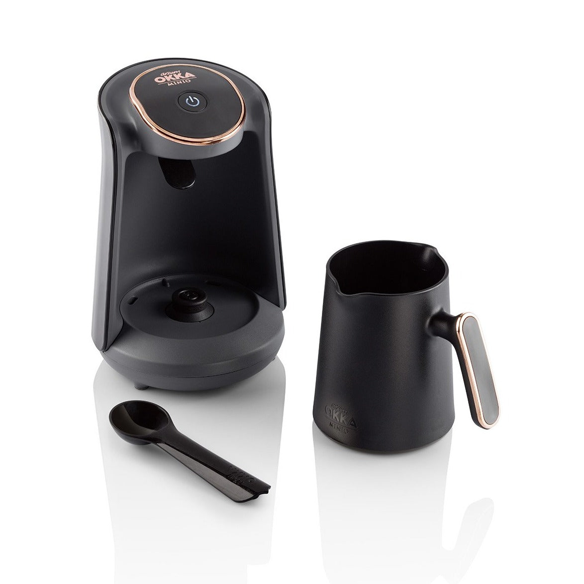 Arzum Okka Minio Automatic Turkish Coffee Maker, Black/Gold