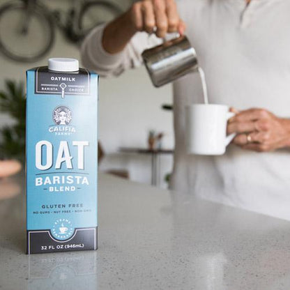 Califia Farms Barista Blend Oat Milk - 2 Cases of 12, 32oz cartons (24 cartons)