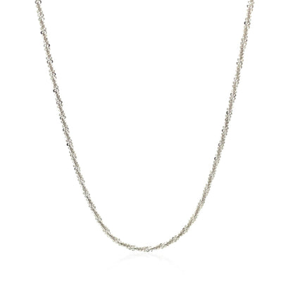 Sterling Silver 1.5mm Adjustable Sparkle Chain
