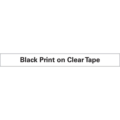 DYMO LetraTag Plastic Label Tape Cassette, 0.5" x 13 ft, Clear