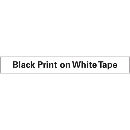 DYMO D1 High-Performance Polyester Removable Label Tape, 0.25" x 23 ft, Black on White