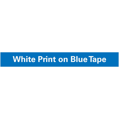 DYMO Self-Adhesive Glossy Labeling Tape for Embossers, 0.37" x 12 ft Roll, Blue