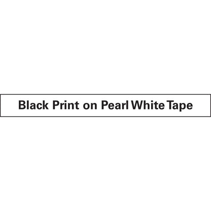 DYMO LetraTag Plastic Label Tape Cassette, 0.5" x 13 ft, White