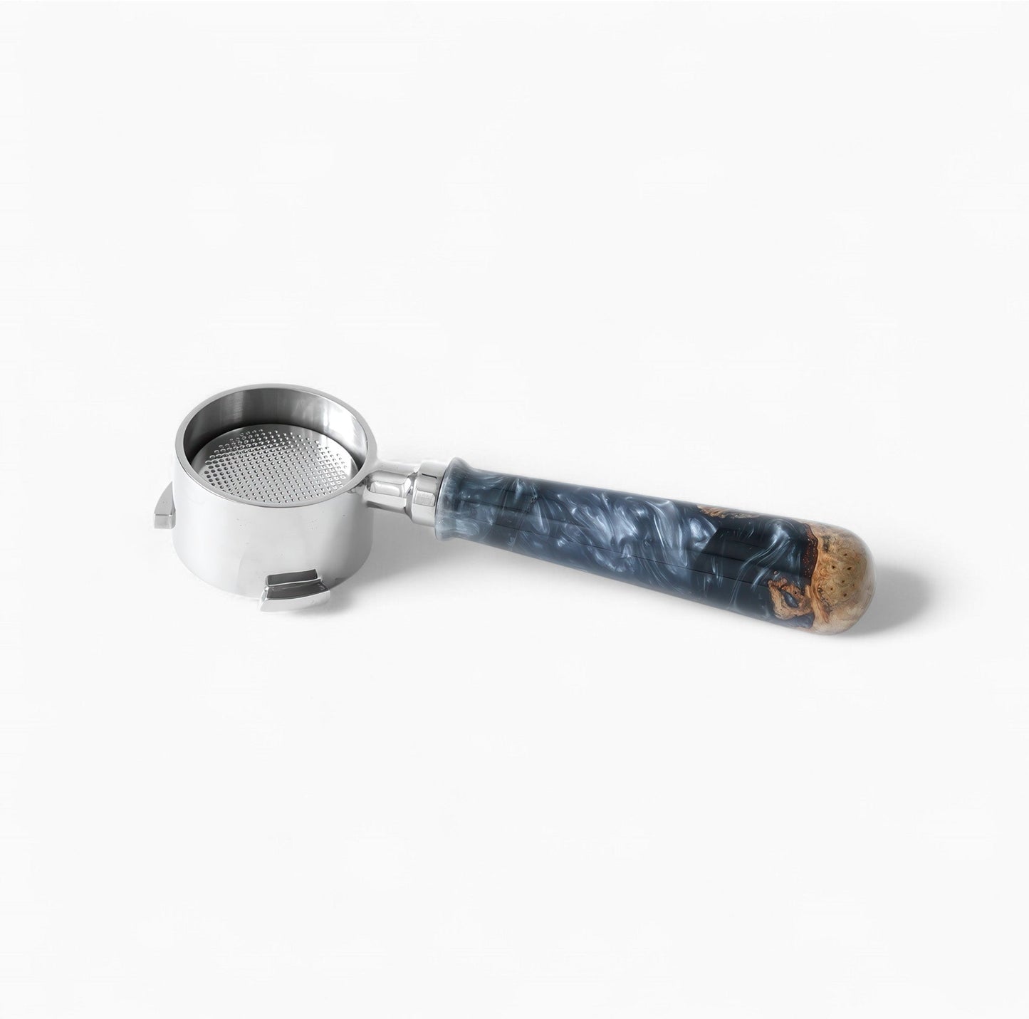 Walnut & Resin Handle Bottomless Portafilter