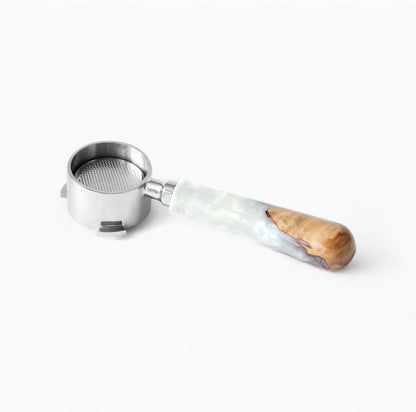 Walnut & Resin Handle Bottomless Portafilter