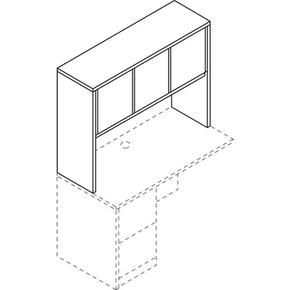 HON 10500 Stack-On Storage For Return, 48w x 14.63d x 37.13h, Harvest