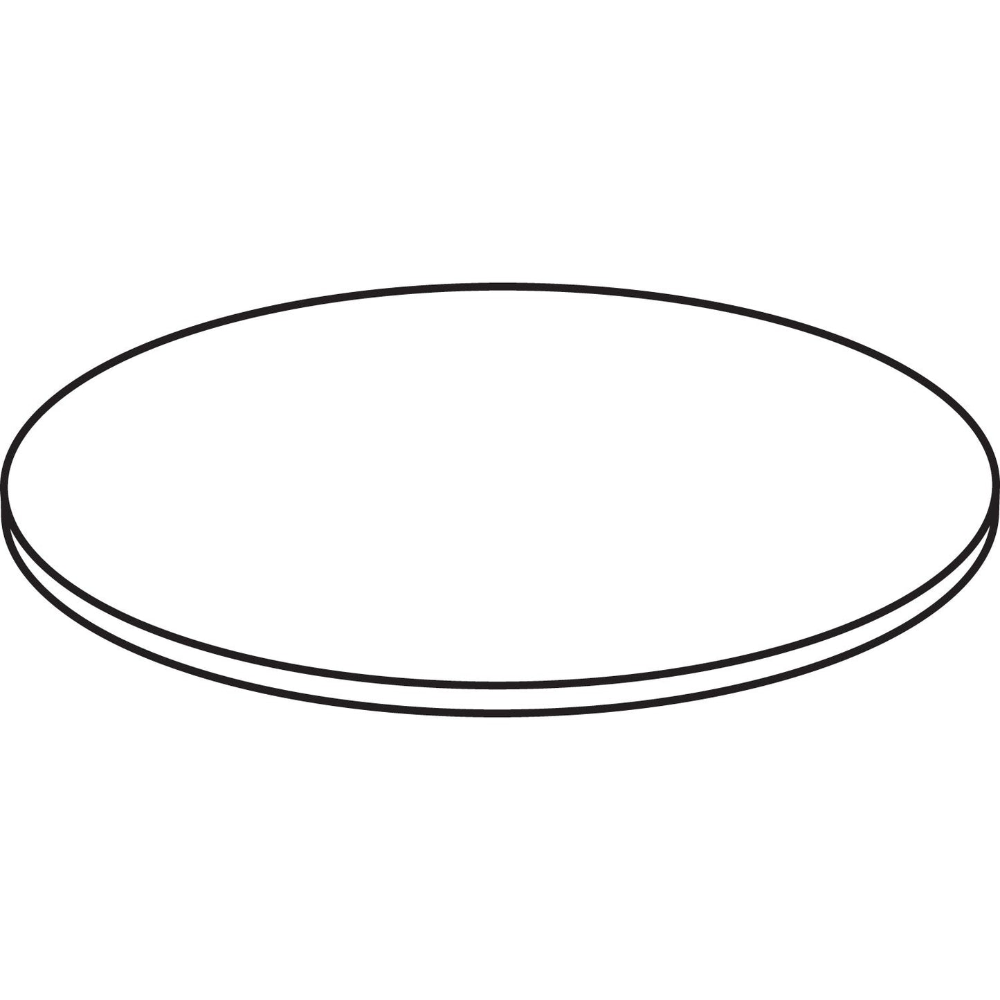 HON 10500 Series Round Table Top, 42" Diameter, Harvest