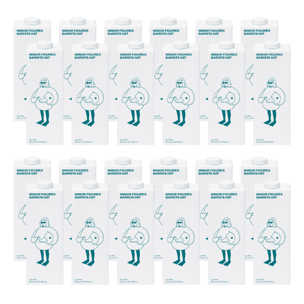 Minor Figures Barista Oat Milk - 4 cases of 6, 32oz cartons (24 total)