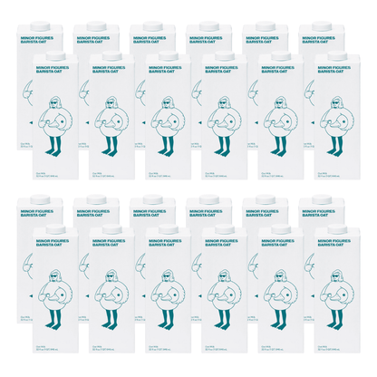 Minor Figures Barista Oat Milk - 4 cases of 6, 32oz cartons (24 total)