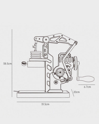 Mach M8 Hand Crank Espresso Machine - MUVNA