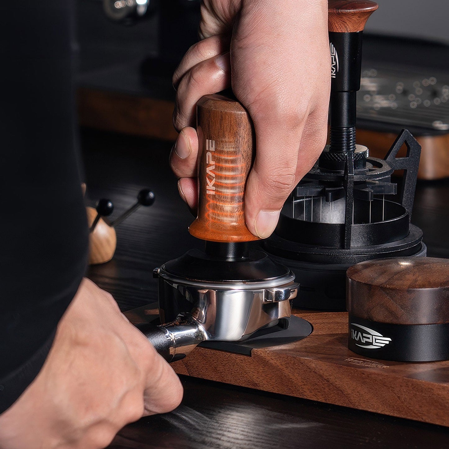Black Edition Calibrated Coffee Tamper