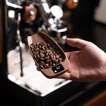 Walnut Wood Coffee Scale for Espresso