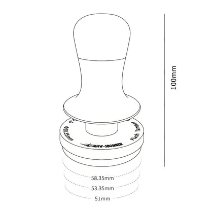Flash Espresso Tamper 30lbs Constant Pressure 2.0